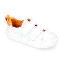 BLANDITOS kids sneakers laceless in soft nappa leather for large sizes.