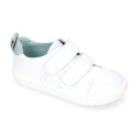 BLANDITOS kids sneakers laceless in soft nappa leather for large sizes.