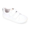 BLANDITOS kids sneakers laceless in soft nappa leather for large sizes.