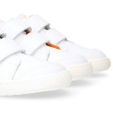 BLANDITOS kids sneakers laceless in soft nappa leather for large sizes.