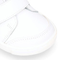 BLANDITOS kids sneakers laceless in soft nappa leather for large sizes.