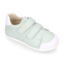 Okaa Flex Kids Sneaker shoes in Nappa leather in sweet colors. RESPECTFUL model.