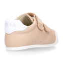 Okaa Flex Kids Sneaker shoes in Nappa leather in sweet colors. RESPECTFUL model.