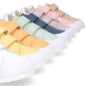 Okaa Flex Kids Sneaker shoes in Nappa leather in sweet colors. RESPECTFUL model.