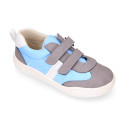 Okaa Flex casual respectful Sneaker shoes in nylon canvas.