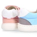 Okaa Flex casual respectful Sneaker shoes in nylon canvas.