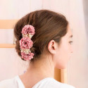 Girl Hair clip with natural dried flowers for Ceremony.