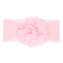 Baby turban with Chiffon flower.