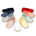 Cotton canvas SLIP ON style espadrille shoes for kids.