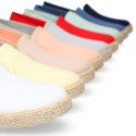 Cotton canvas SLIP ON style espadrille shoes for kids.