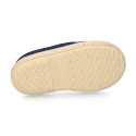 Cotton canvas SLIP ON style espadrille shoes for kids.