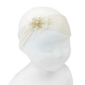 Baby turban with rosette and flower for Ceremony.