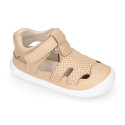 Extra soft leather Okaa Flex kids Sandal shoes laceless.