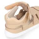 Extra soft leather Okaa Flex kids Sandal shoes laceless.