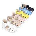 Micro washable canvas Okaa Flex kids Sandal shoes laceless.