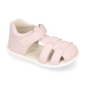 Micro washable canvas Okaa Flex kids Sandal shoes laceless.