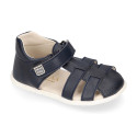 Micro washable canvas Okaa Flex kids Sandal shoes laceless.