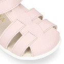 Micro washable canvas Okaa Flex kids Sandal shoes laceless.