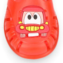 Classic style Kids jelly shoes with hook and loop strap closure and CAR design.