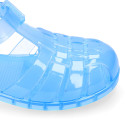 Cangrejera clásica niños en colores cristal con cierre adherente para Playa y Piscina.