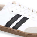 Deportiva BAREFOOT moda con cordones.