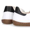 Deportiva BAREFOOT moda con cordones.