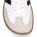 Deportiva BAREFOOT moda con cordones.