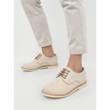 Nuevo Blucher CEREMONIA en LINO NATURAL.