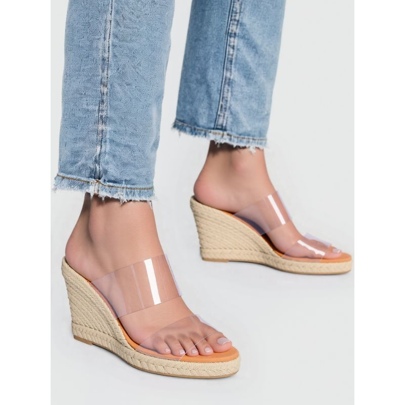 Women VINYL espadrille shoes with CG058 OkaaSpain