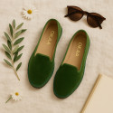 Slipper mujer en terciopelo en colores de moda.