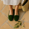 Slipper mujer en terciopelo en colores de moda.