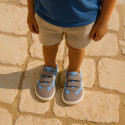Zapatilla niños en lona nylon respetuoso de Okaa Flex casual.