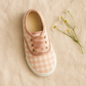 Cotton canvas Bamba shoes with sweet SQUARE design.