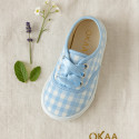 Cotton canvas Bamba shoes with sweet SQUARE design.