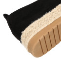 Alpargata mujer tipo mocasín con estribo en color dorado