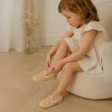 Velvet cotton Kids Slipper shoes in pastel colors.