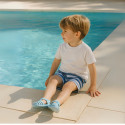 Cangrejera clásica niños nuevos colores SÓLIDOS con cierre adherente para Playa y Piscina.