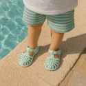 Classic Kids jelly shoes for Beach and Pool use in new SOLID colors with hook and loop strap closure.