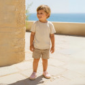 Kids LIGHTHOUSE print Cotton canvas laces up shoes Espadrille style design.