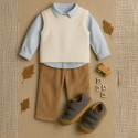 Deportiva niño BAREFOOT súper flexible en color gris