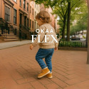 Botita niños OKAA FLEX tipo Wallabee con cuello borrego en piel Nobuck.