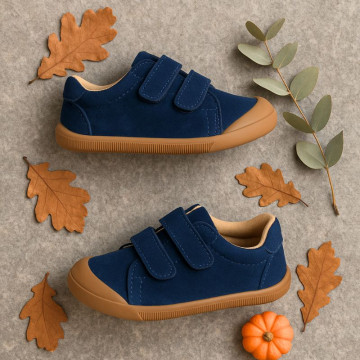 BAREFOOT Kids sneaker design shoes in blue color