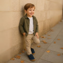 BAREFOOT Kids sneaker design shoes in blue color