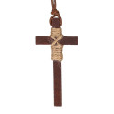 Cordón niño con Cruz de Madera para primera comunión.