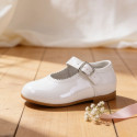 Mercedita de piel charol niña con hebilla – Colección ceremonia