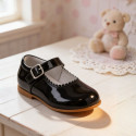 Mercedita de piel charol niña con hebilla – Colección ceremonia