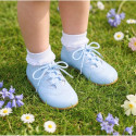 Zapatito de piel charol tipo inglesito niños con cordones – Colección ceremonia