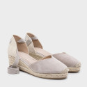 Suede Lace-Up Women Medium Wedge Espadrilles