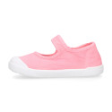 Mercedita BAREFOOT niña sin cordones en lona en color rosa