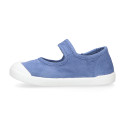 Mercedita BAREFOOT niña sin cordones en lona en color jeans